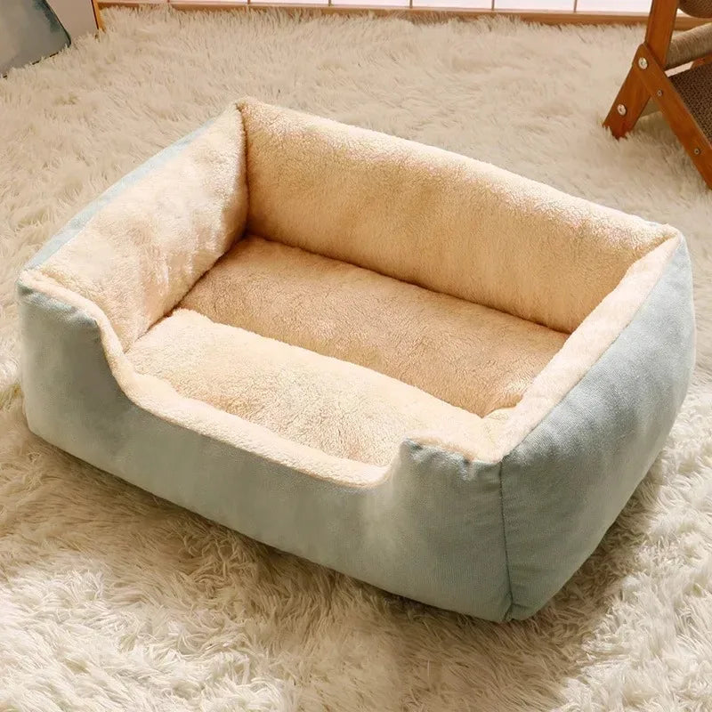 Cozy Winter Pet Bed for Cats & Dogs