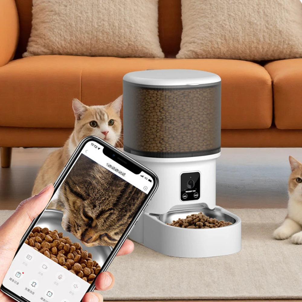 Smart WiFi Automatic Pet Feeder 4L